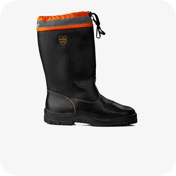 Обувь для защиты от цепной пилы