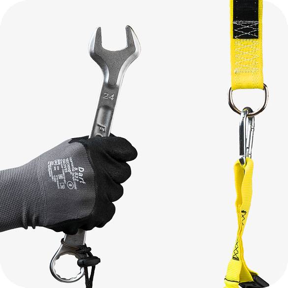 Защита от падения инструментов