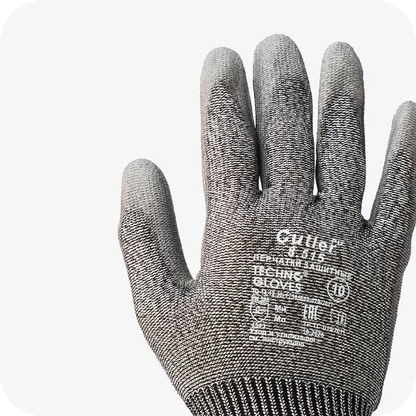 Перчатки для защиты от механических воздействий и порезов