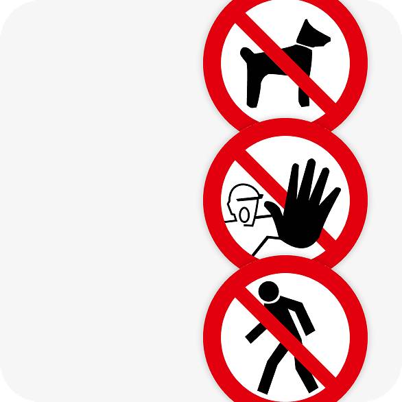 Запрещающие знаки