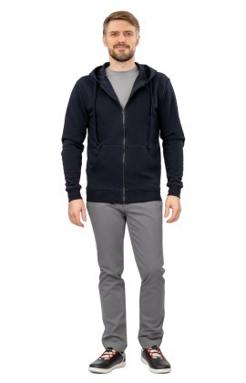 Толстовка темно-синяя