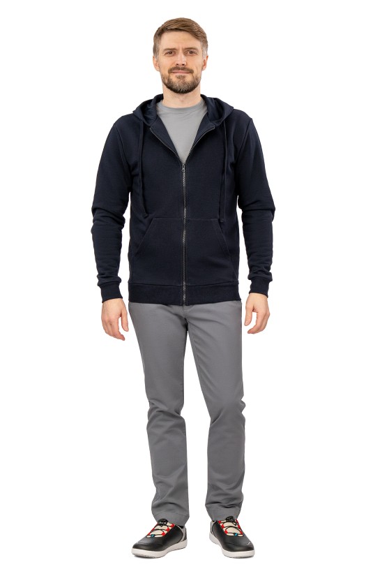 Толстовка темно-синяя