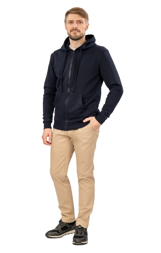 Толстовка темно-синяя