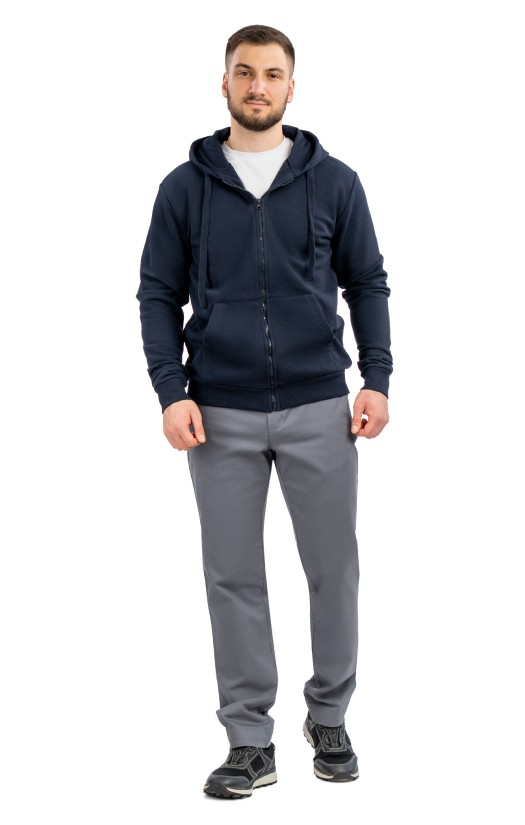 Толстовка темно-синяя