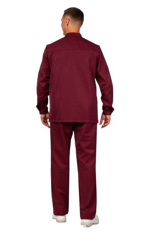 Куртка мужская летняя «Ультра» бордовая, ХАССП