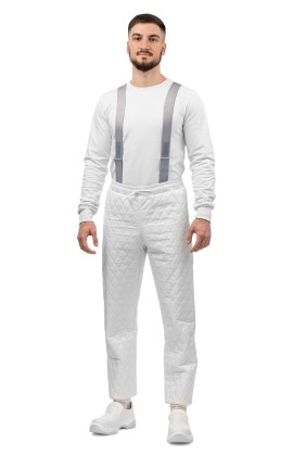 Брюки утепленные «Фридж-2» белые