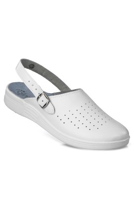 Туфли (типа сабо) «Женя» белые