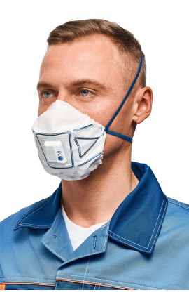 Полумаска фильтрующая, модель RK 7021 (класс защиты FFP2 NR D) с клапаном выдоха