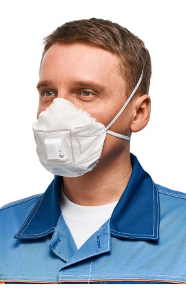 Полумаска фильтрующая, модель RK 7011 (класс защиты FFP1 NR D) с клапаном выдоха