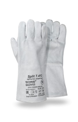 Перчатки SPLIT (Сплит) из&nbsp;спилка КРС с&nbsp;крагами