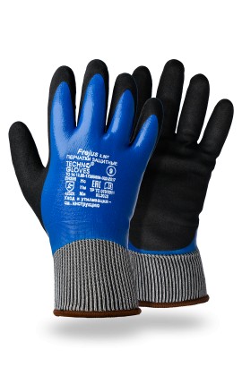Перчатки защитные FREJUS (Фреджус) с&nbsp;полным нитриловым покрытием, морозостойкие