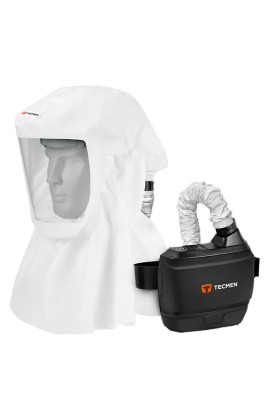 Защитная маска TECMEN Freflow с&nbsp;капюшоном TM-H2 HOOD, с&nbsp;подачей воздуха PAPR