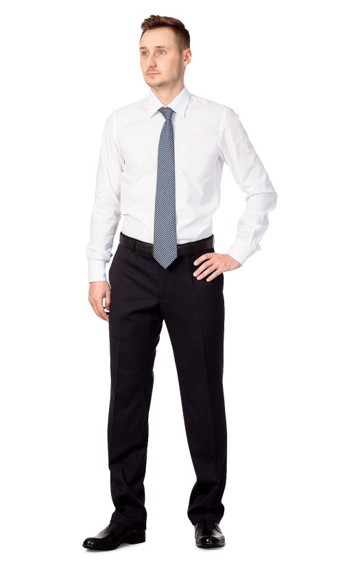 Сорочка мужская «Аэро» белая, длинный рукав