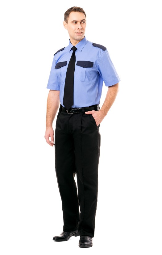 Сорочка мужская «Охранник» с коротким рукавом