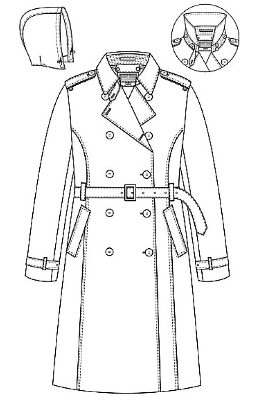 Плащ женский