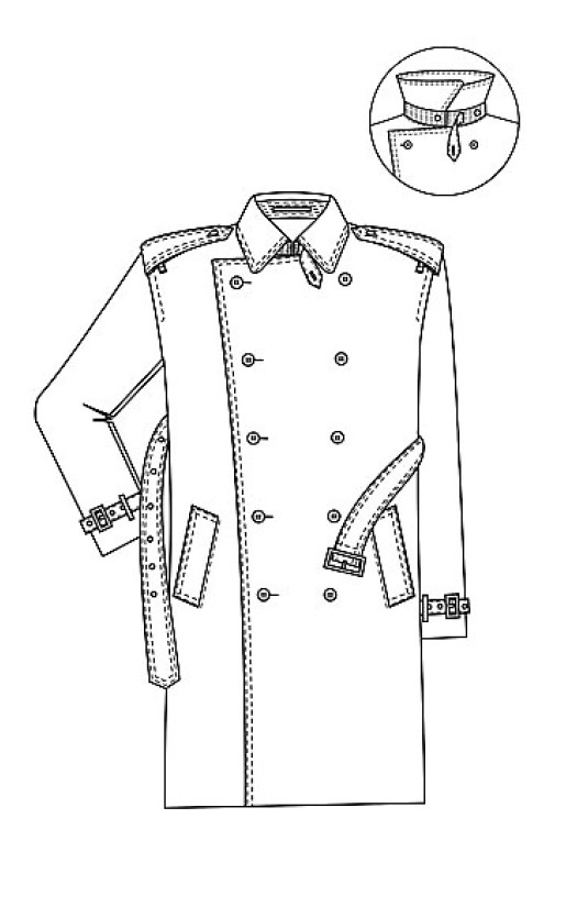 Плащ мужской