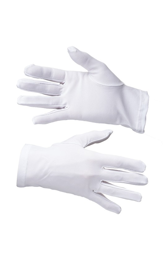 Перчатки женские трикотажные белые