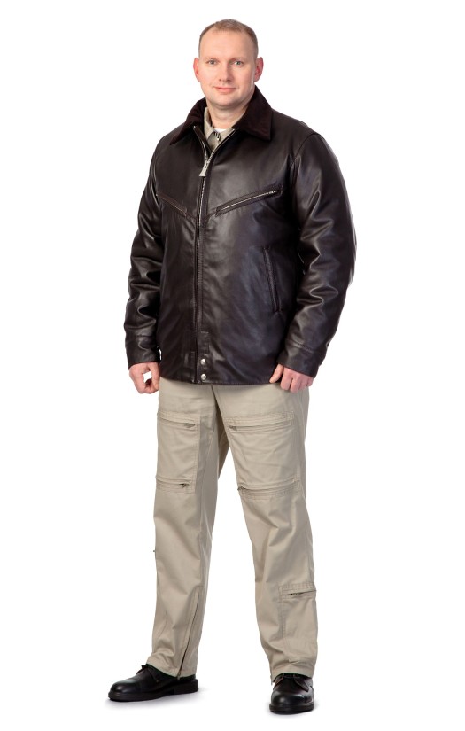 Куртка мужская кожаная