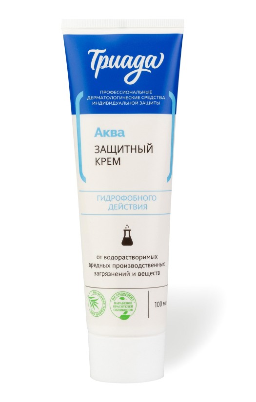 «Триада Аква защита» крем защитный гидрофобного действия для кожи рук и&amp;nbsp;лица (100&amp;nbsp;мл)