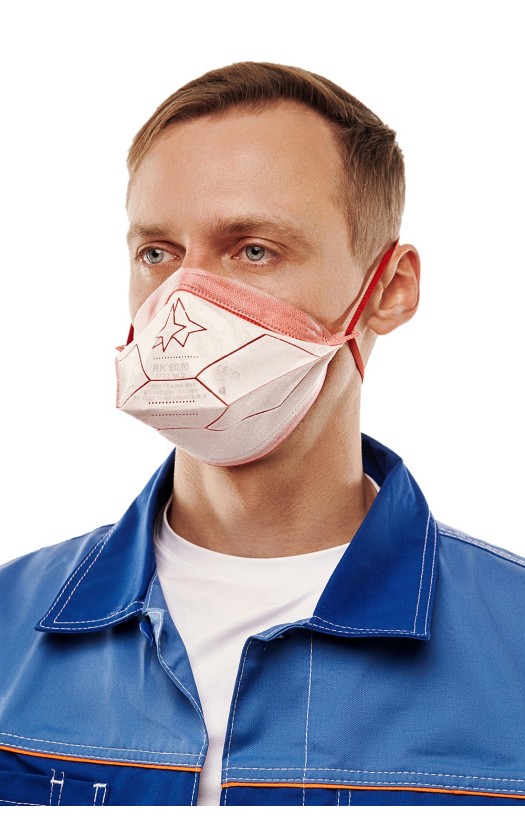 Полумаска фильтрующая (респиратор) противоаэрозольная RK 6030