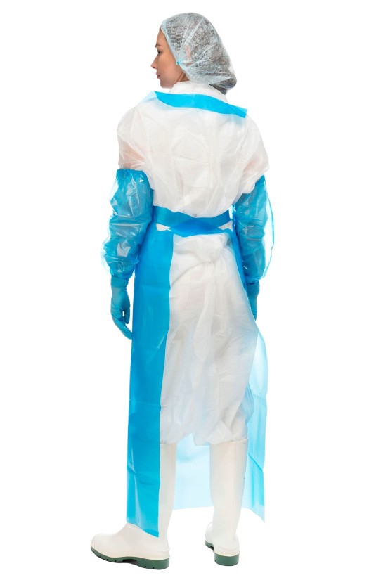 Фартук HACCPER EvaTex 150х83 см, 100 мкм, цвет синий (730115)