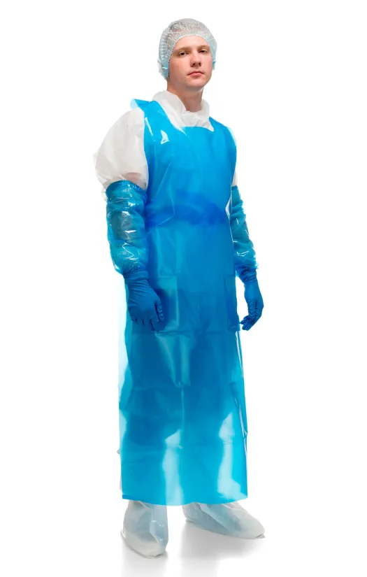 Фартук HACCPER Evatex, 150х83 см, 200 мкм, цвет синий (730215)