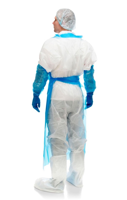 Фартук HACCPER Evatex, 150х83 см, 200 мкм, цвет синий (730215)