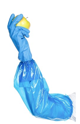 Нарукавники HACCPER EvaTex 46х22 см, 100 мкм, синие (730150)