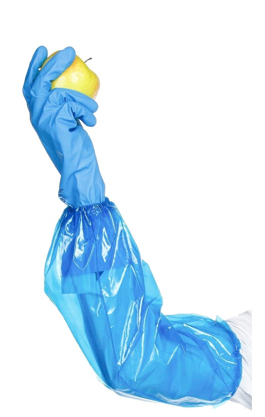 Нарукавники HACCPER EvaTex 46х22 см, 100 мкм, синие (730150)