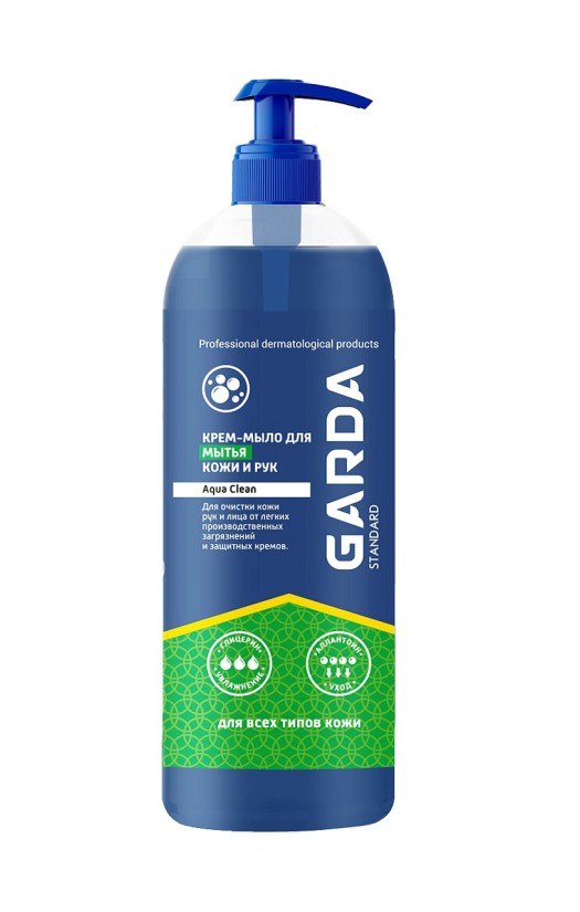 «Гарда Стандарт Аква Клин» крем-мыло с помпой (1000 мл)