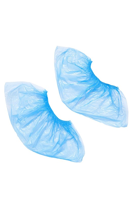 Бахилы одноразовые полиэтиленовые, гладкие (арт. 0025С)