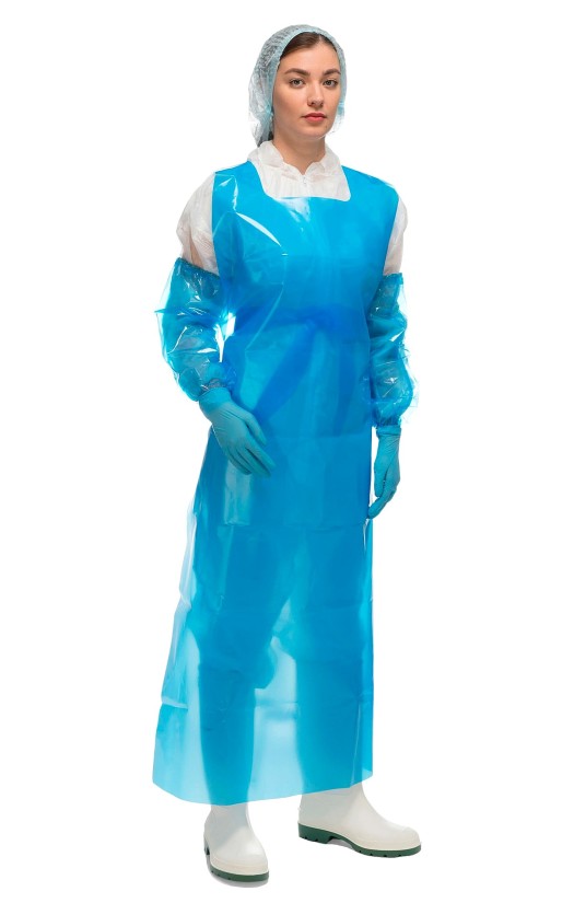 Фартук HACCPER EvaTex 150x83см, 100мкм, синий (330115)