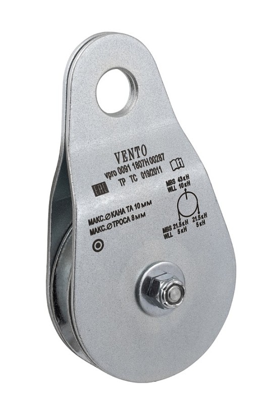 Блок-ролик одинарный «Большой», сталь (vpro 0091)