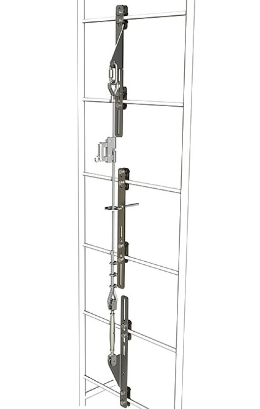 Средство защиты ползункового типа на жесткой анкерной линии «ЛИФТ 50»