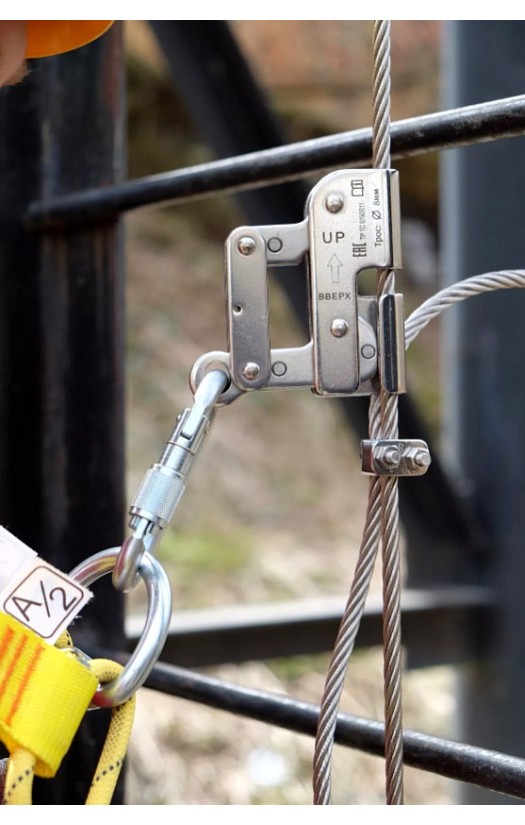 Средство защиты ползункового типа на жесткой анкерной линии «ЛИФТ 50»