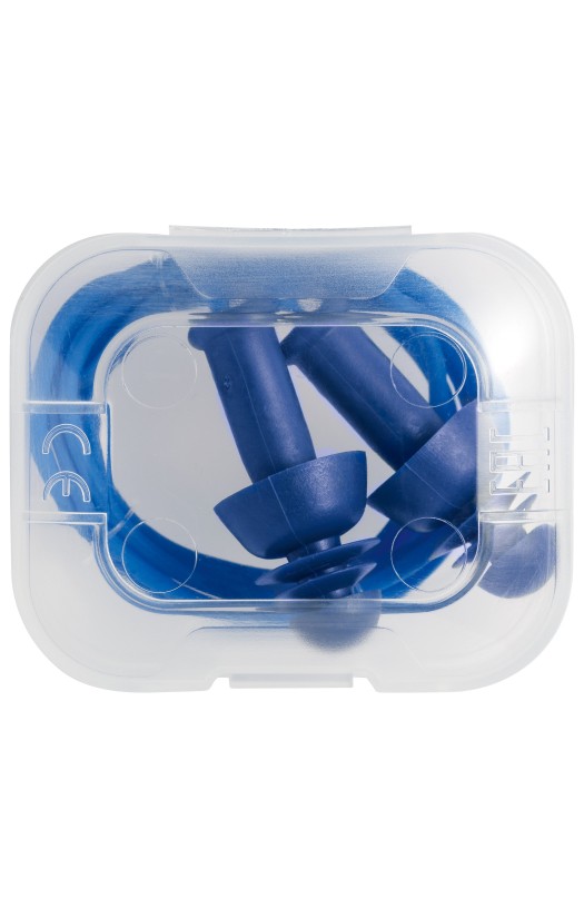 Вкладыши (беруши) противошумные многоразовые UVEX «Виспер Плюс Детек» (2111239) со шнурком, металлодетек., в индивидуальном контейнере, 27 дБ