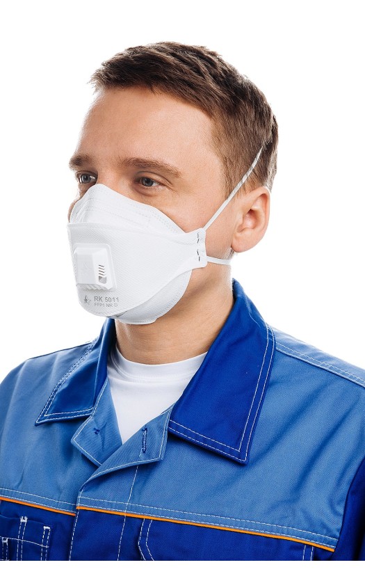 Полумаска фильтрующая RK 5011 (класс защиты FFP1) с клапаном выдоха