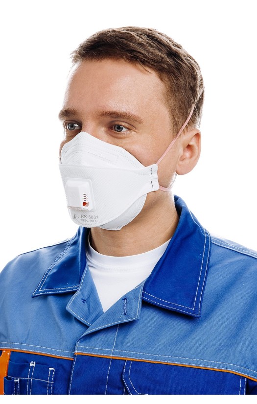 Полумаска фильтрующая RK 5031 (класс защиты FFP3) с клапаном выдоха