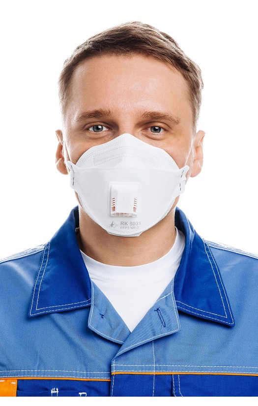 Полумаска фильтрующая RK 5031 (класс защиты FFP3) с клапаном выдоха