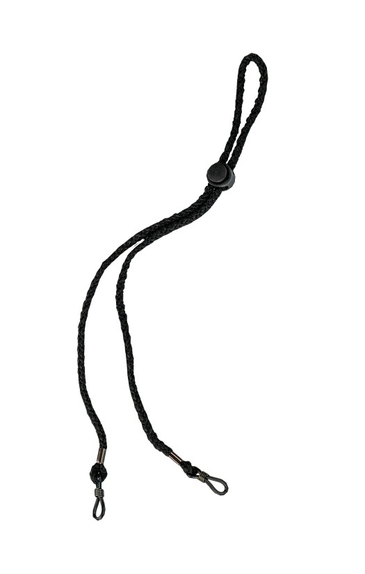 Шейный шнурок с фиксатором для открытых защитных очков Univet 4PA114-RUS, черный