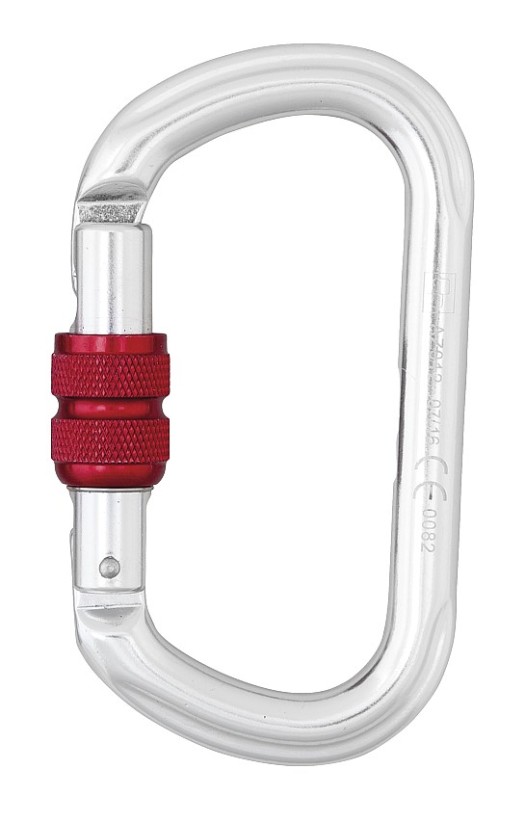 Карабин овальный винтовой алюминиевый AZ 012