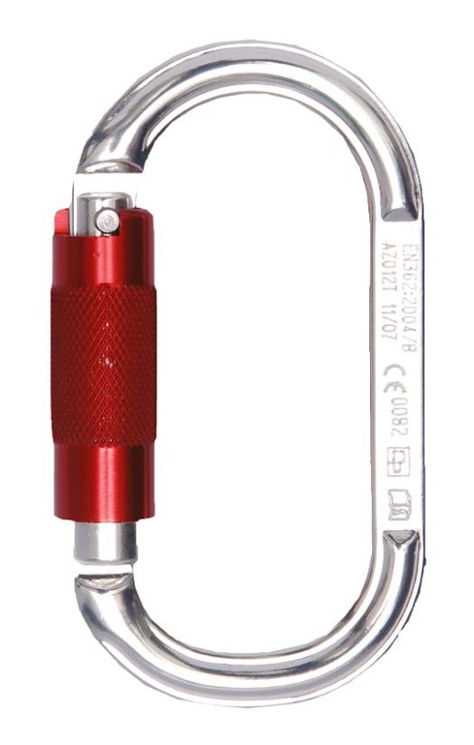 Карабин овальный автомат алюминиевый AZ 012T