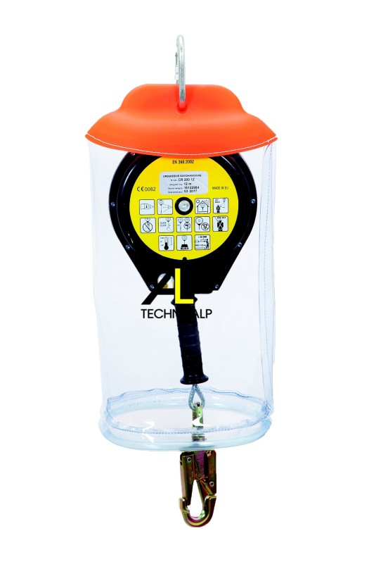 Чехол полимерный для оборудования (блокирующего устройства) OS010 HV 335 мм (оранжевый/прозрачный)