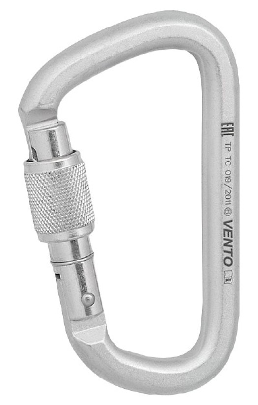 Карабин «Стальной универсальный» с муфтой keylock (vnt 1012) (класс В)