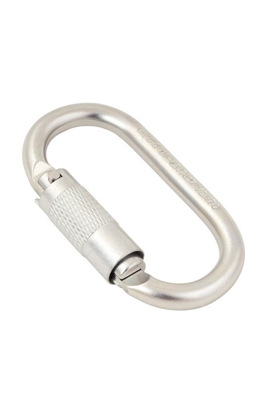 Карабин «Стальной Овал автомат» с байонетной муфтой keylock (vnt 1010) (класс В)