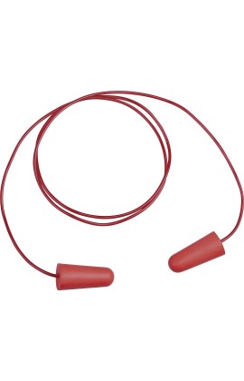 Вкладыши (беруши) противошумные одноразовые Delta Plus «CONICCO2V200» со шнурком, в индивидуальной упаковке, 37 дБ