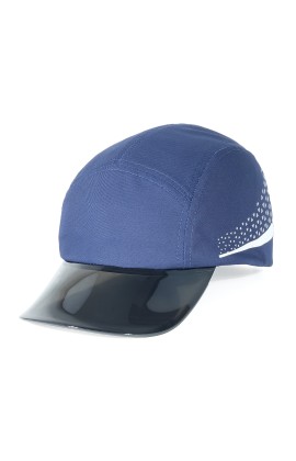 Каскетка защитная Стальной Барс синяя с прозрачно-серым козырьком 65 мм (92318)