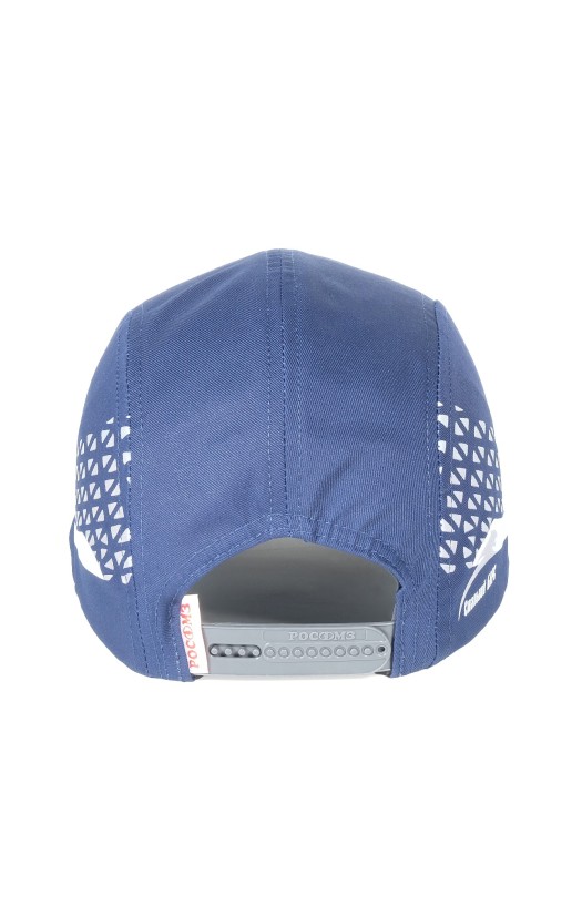 Каскетка защитная Стальной Барс синяя с прозрачно-серым козырьком 65 мм (92318)