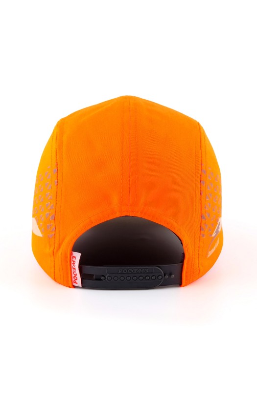 Каскетка защитная Стальной Барс оранжевая с прозрачно-серым козырьком 65 мм (92314)