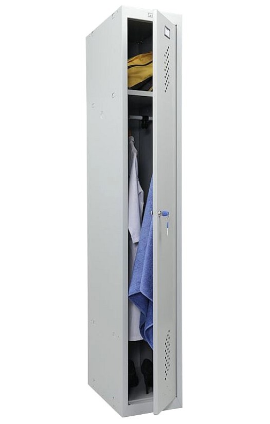 Шкаф для одежды усиленный ML 11-30 (1830х300х500) (LS-01) 1 секция